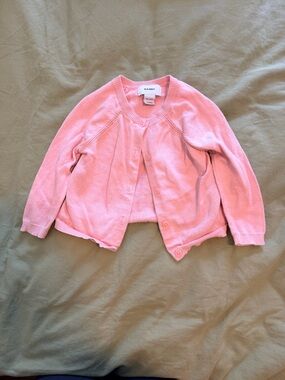 Old Navy Light Pink Girls' Cardigan Sweater